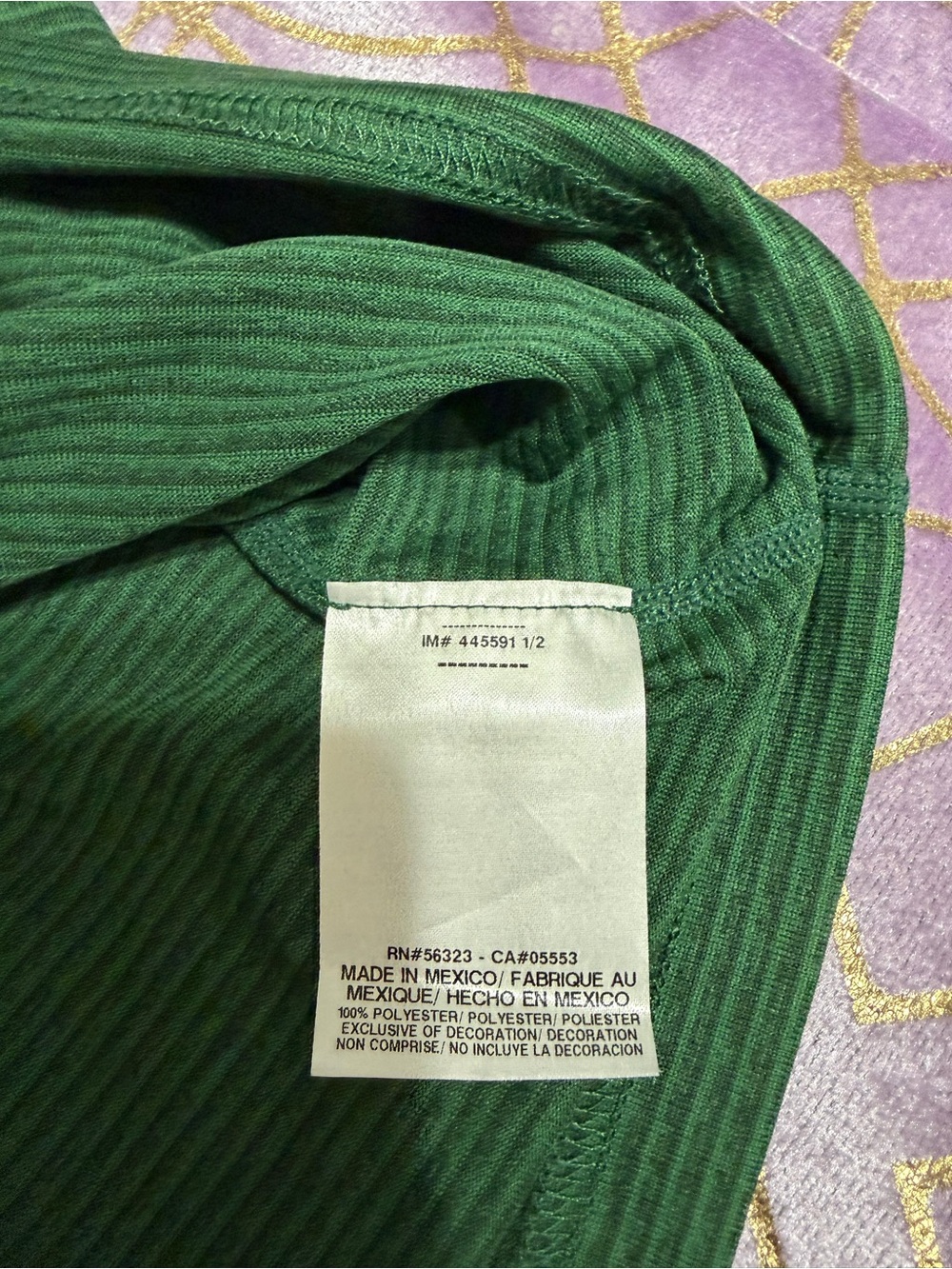 💥 MENS Nike Dri-FIT Green Striped Performance Tee - Picture 8 of 10